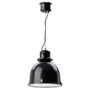 IKEA SVARTNORA СВАРТНОРА, підвісний світильник, чорний, 38 см 404.307.72 фото