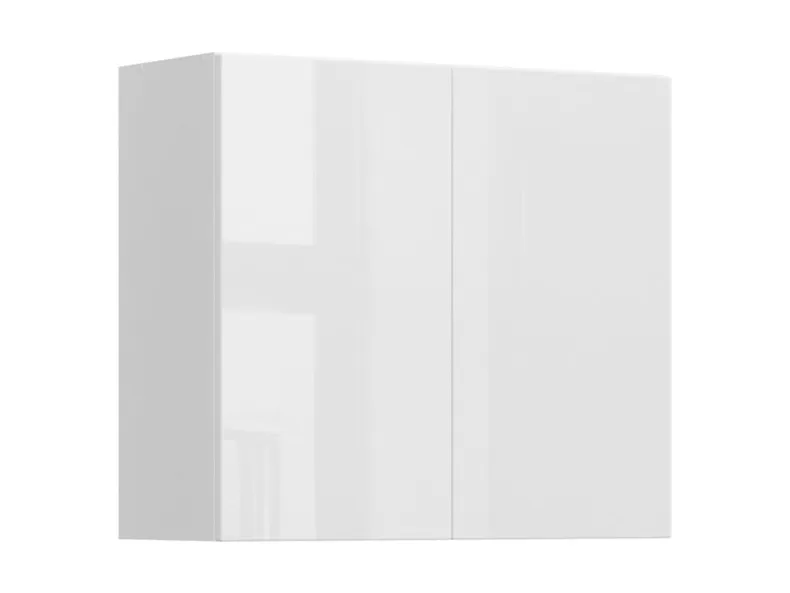 BRW Кухонный гарнитур Top Line 80 см с выдвижным ящиком двухдверный белый глянец, альпийский белый/глянцевый белый TV_GC_80/72_L/P-BAL/BIP фото №2