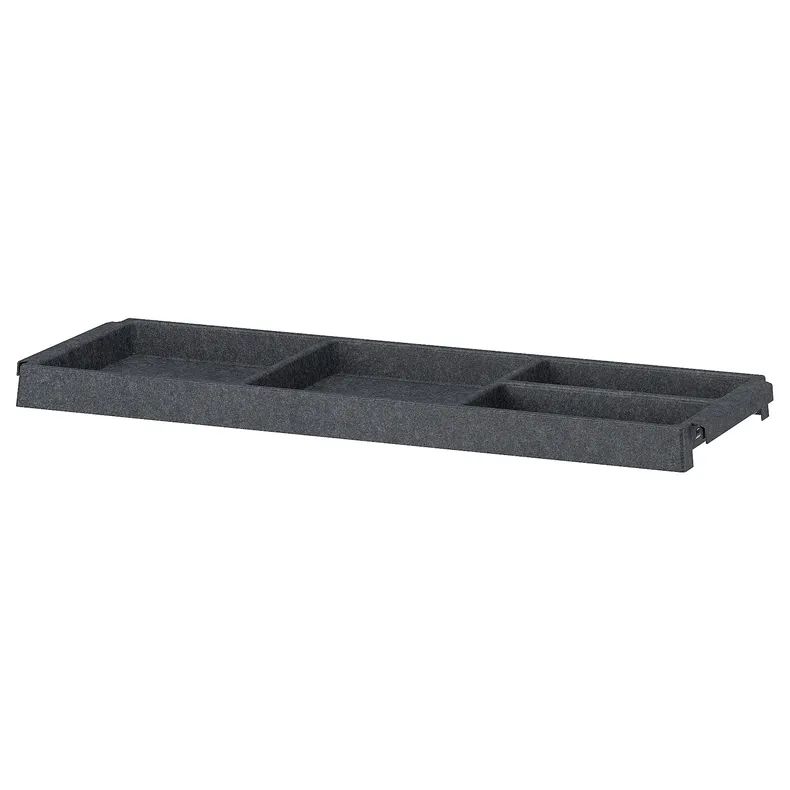 IKEA IVAR ІВАР, полиця, темно-сірий / повсть, 83x30 см 305.345.72 фото №1