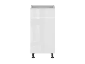 BRW Top Line кухонный базовый шкаф 40 см левый с ящиком белый глянцевый, альпийский белый/глянцевый белый TV_D1S_40/82_L/SMB-BAL/BIP фото