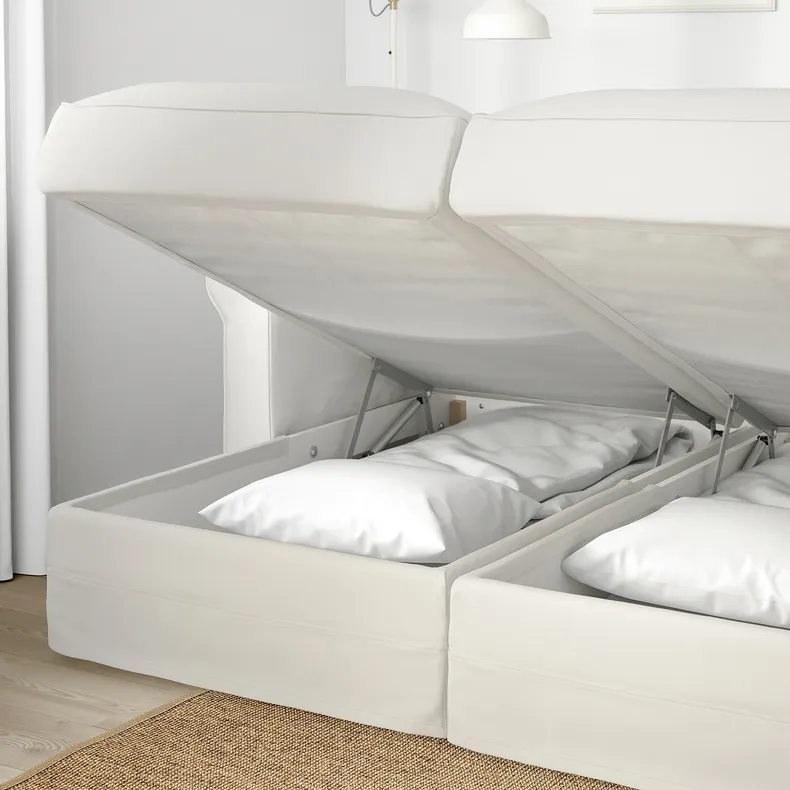 IKEA GRÖNLID ГРЕНЛІД, 4-місний диван із кушетками, ІНСЕРОС білий 494.071.40 фото №8