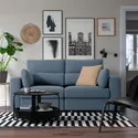 IKEA ESKILSTUNA ЭСКИЛЬСТУНА, 2-местный диван, Окрашенный в синий цвет 995.201.86 фото thumb №3