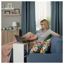 IKEA BRUKSVARA БРУКСВЭРА, подушка, разноцветный / цветочный рисунок, 40x40 см 805.734.86 фото thumb №4