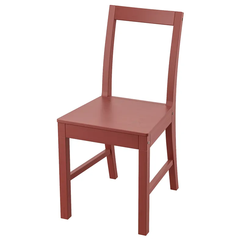 IKEA PINNTORP ПІННТОРП, стілець, червона морилка 405.294.76 фото №1