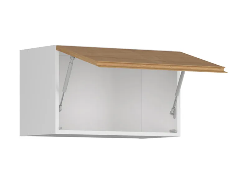 BRW Кухонный шкаф с навесным верхом Sole 60 см дуб арлингтон, альпийский белый/арлингтонский дуб FH_GO_60/36_O-BAL/DAANO фото №3