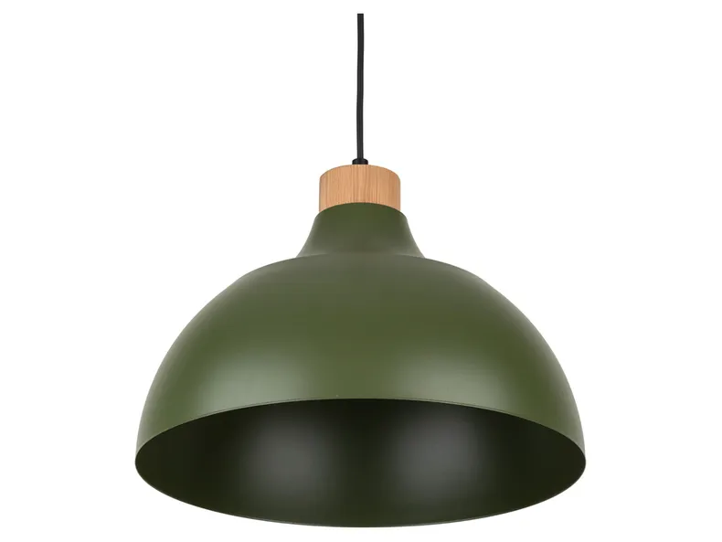 BRW Металлический подвесной светильник с колпаком зеленый 095005 фото №7