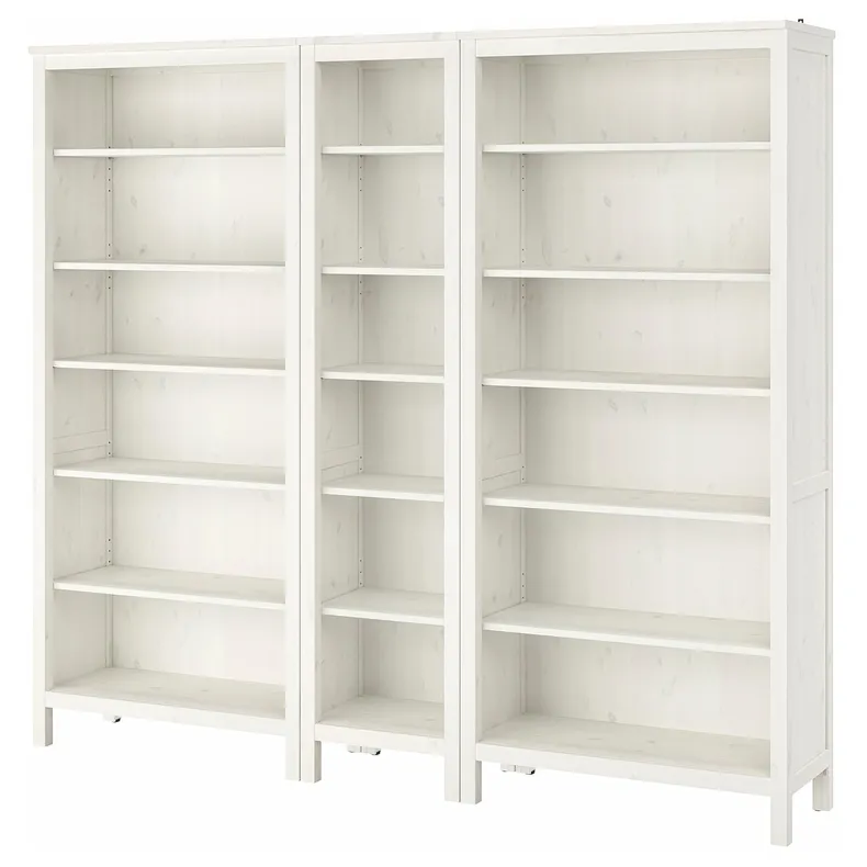 IKEA HEMNES ХЕМНЕС, книжкова шафа, біла пляма, 229x197 см 792.311.54 фото №1