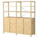 IKEA IVAR ИВАР, 2 секции / полки / шкаф, сосна, 174x50x179 см 694.070.59 фото thumb №1