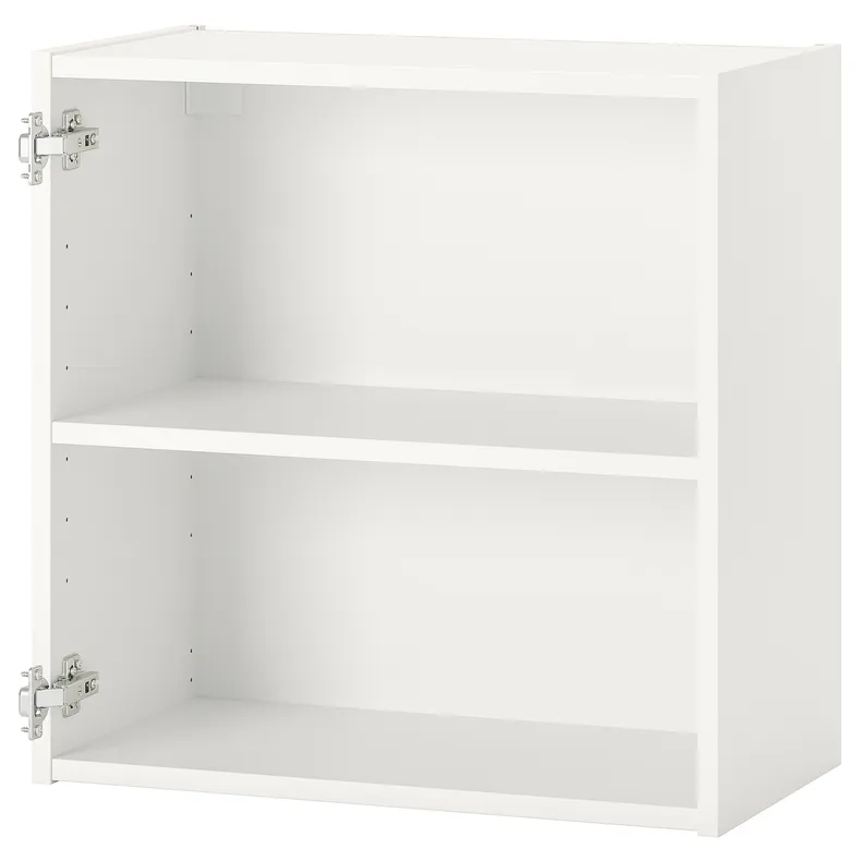 IKEA ENHET ЕНХЕТ, навісна шафа з 1 полицею, білий, 60x30x60 см 904.404.29 фото №1