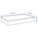 IKEA HARVMATTA ХАРВМАТТА, ящик с отделениями, темный серо-бежевый, 24x18x6 см 205.553.05 фото thumb №7