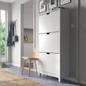 IKEA STÄLL СТЭЛЛ, галошница,3 отделения, белый, 79x29x148 см фото thumb №2