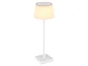 BRW Настольная светодиодная лампа Gregoir белого цвета 091464 фото thumb №5