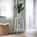 IKEA ALPVIDE АЛПВИДЕ, пьедестал для цветов, белый, 71 см 705.462.62 фото thumb №2