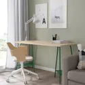 IKEA MITTCIRKEL МІТТЦІРКЕЛЬ / TILLSLAG ТІЛЛЬСЛАГ, письмовий стіл, яскравий сосновий / зелений ефект, 140x60 см 395.087.57 фото thumb №5