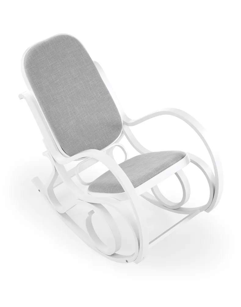 Кресло-качалка HALMAR MAX BIS PLUS, белый фото №7