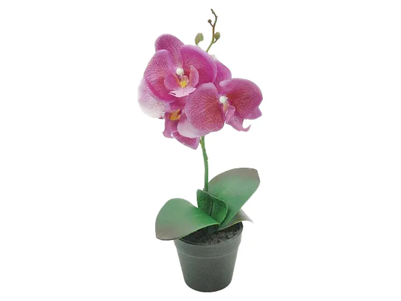 BRW искусственная орхидея в горшке 080082 фото №4