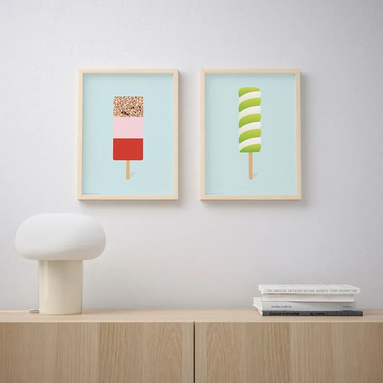 IKEA BILD БІЛЬД, постер, Льодяники II, 30x40 см 604.420.24 фото №2