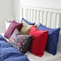 IKEA SKOGSKORN СКОГСКРОРН, подушка, темно-серый / многоцветный, 40x65 см 004.508.18 фото thumb №4