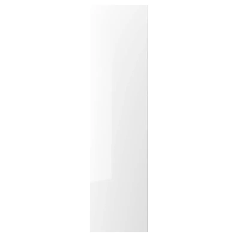IKEA FARDAL ФАРДАЛЬ, дверцята з петлями, білий глянець, 50x195 см 999.041.89 фото №1