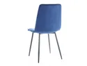 Кухонный стул SIGNAL MILA Velvet, Bluvel 86 - темно-синий фото thumb №4