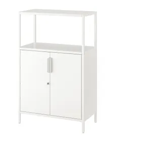 IKEA TROTTEN ТРОТТЕН, шкаф с дверями, белый, 70x35x110 см 304.747.71 фото