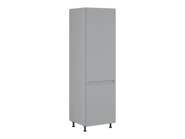 BRW высокий кухонный шкаф Iris 60 см правый с ящиками ferro, гренола серый/ферро FB_D4STW_60/207_P/P-SZG/FER фото №2