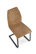 Кухонний стілець HALMAR K265 чорний/коричневий/дуб медовий фото thumb №9