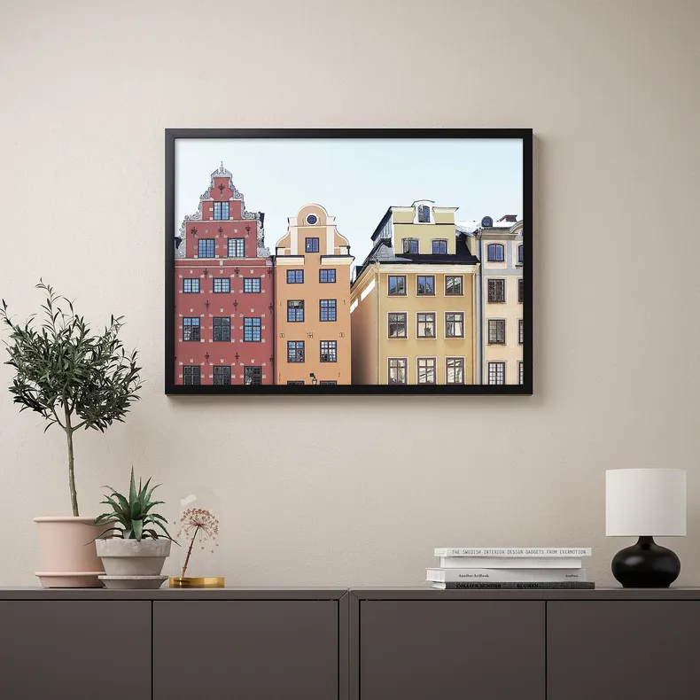 IKEA BILD БИЛЬД, постер, Старый город, Стокгольм, 70x50 см 205.532.50 фото №2