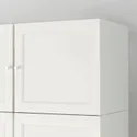 IKEA BILLY БИЛЛИ / OXBERG ОКСБЕРГ, стеллаж с верхними полками / дверями, белый, 80x42x237 см 494.248.37 фото thumb №3