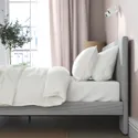 IKEA GLADSTAD ГЛАДСТАД, каркас кровати с обивкой, Кабуса светло-серый, 160x200 см 804.904.53 фото thumb №4