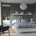 IKEA ASKVOLL АСКВОЛЬ, каркас ліжка, білий / Лейрсунд, 160x200 см 790.305.08 фото thumb №2