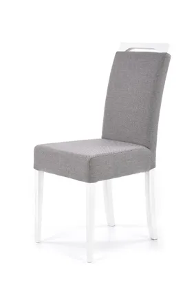Кухонний стілець HALMAR білий/сірий (1шт=2шт) фото