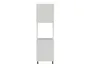 BRW Духова шафа вбудована в кухонну шафу 60 см права світло-сірий глянець, альпійський білий/світло-сірий глянець FH_DPS_60/207_P/P-BAL/XRAL7047 фото