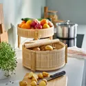 IKEA KANELMOTT КАНЕЛМОТТ, кошик для овочів/фруктів, 2шт., бамбук 005.818.00 фото thumb №5