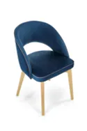 Кухонний стілець HALMAR Marino дуб медовий, темно-синій MONOLITH 77 (1шт=1шт) фото thumb №10