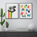 IKEA BILD БИЛЬД, постер, поймать цвета, 40x50 см 305.366.94 фото thumb №2
