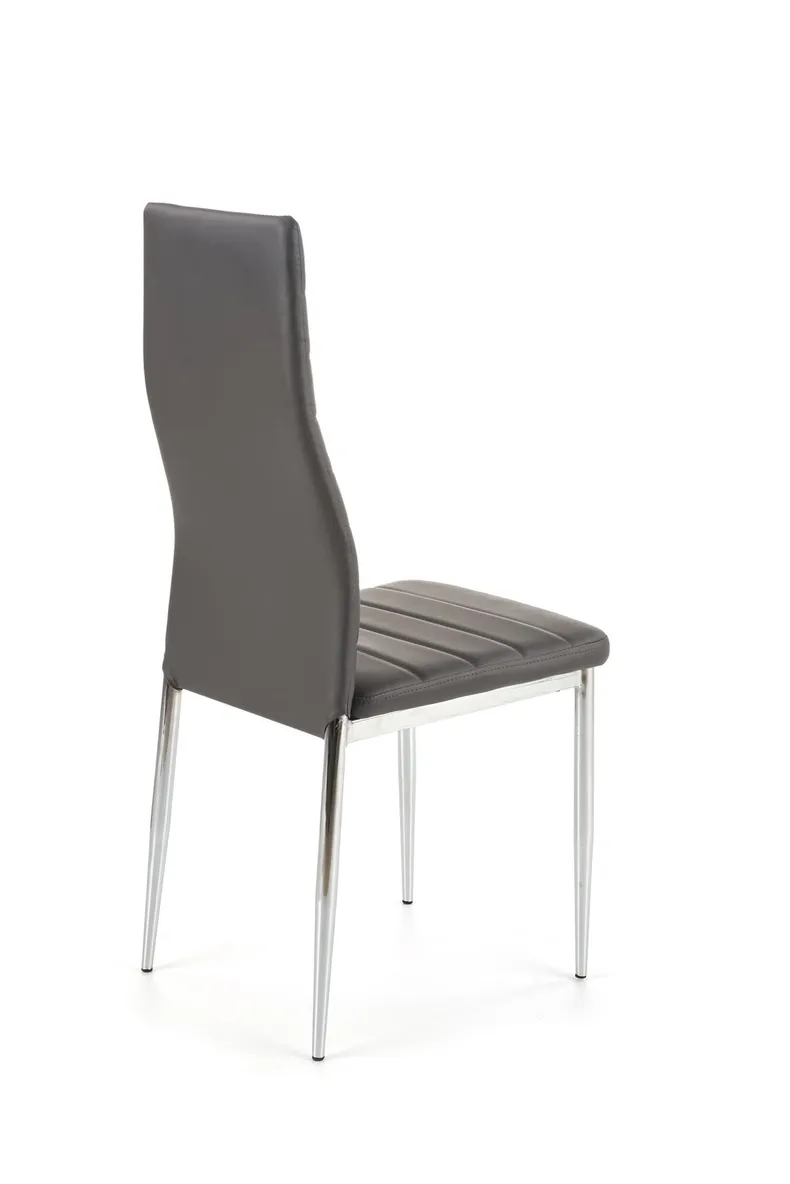 Кухонний стілець HALMAR K70C новий хром, сірий (1шт=4шт) фото №6