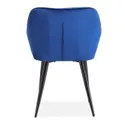 Кухонный стул бархатный HALMAR K487 Velvet, BLUVEL 86 - темно-синий фото thumb №6