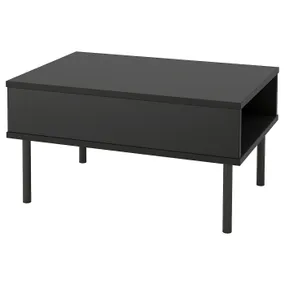 IKEA TUNSTA ТУНСТА, придиванный столик, антрацит, 70x50 см 502.995.02 фото