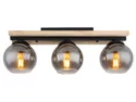 BRW Трехпозиционный металлический потолочный светильник Conni черный 091491 фото thumb №1