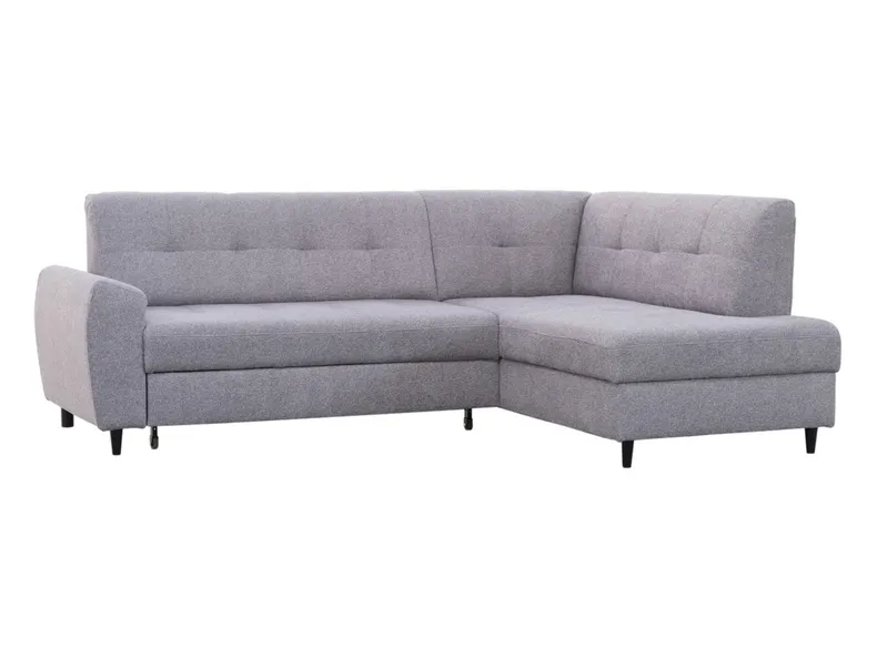 BRW Кутовий розкладний диван Nola з ящиком для зберігання сірий, Бульбашка 06 NA-NOLA-2FP_UPL-G2_BD6132 фото №2