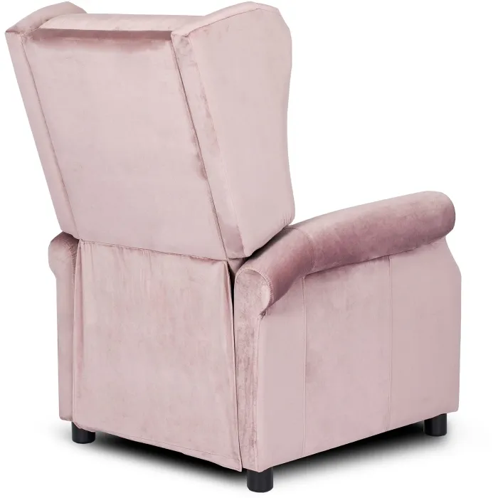 Кресло реклайнер бархатное MEBEL ELITE SIMON Velvet, розовый фото №7