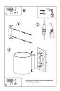 BRW Настенный светильник Orbis серый бетон 067626 фото thumb №6