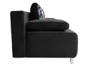 BRW Трехместный диван-кровать Kinga III с ящиком для хранения черный, Дождь 30 черный/принт павлин 02 многоцветный SO3-KINGA_III-LX_3DL-G5_B85286 фото thumb №6