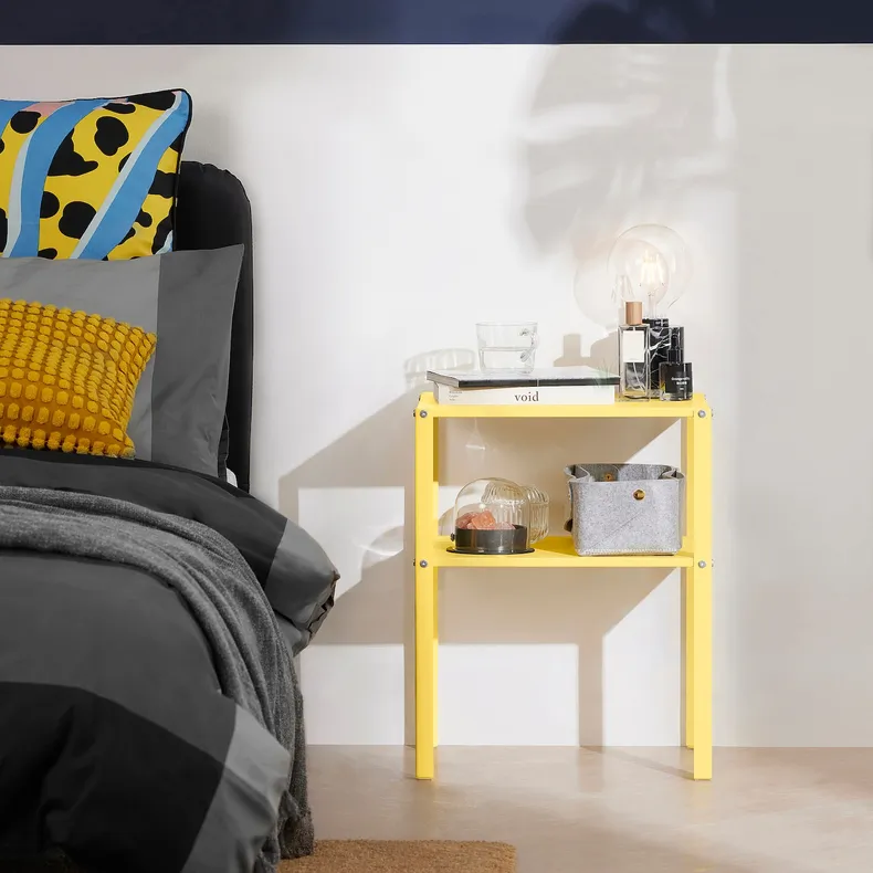 IKEA KNARREVIK КНАРРЕВИК, тумба прикроватная, Ярко-желтый, 42x34 см 605.763.20 фото №2
