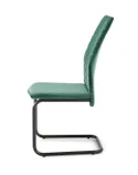 Кухонний стілець оксамитовий HALMAR K444 Velvet, темно-зелений фото thumb №7