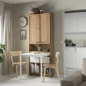 IKEA BILLY БІЛЛІ / OXBERG ОКСБЕРГ, стелаж зі столом, під дуб/білий, 80x202 см 795.639.40 фото thumb №3