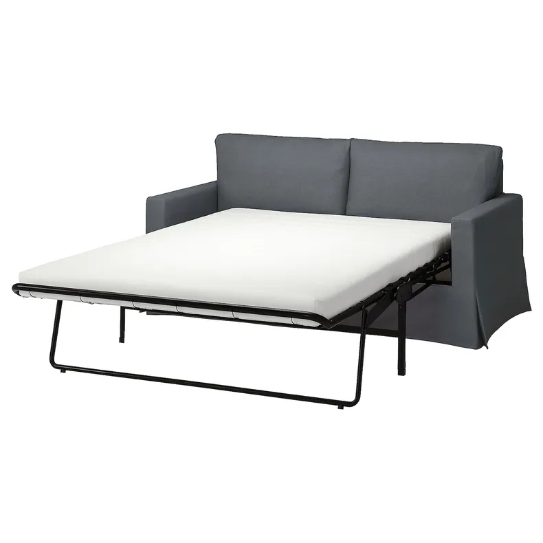 IKEA HYLTARP ХИЛЬТАРП, чехол на 2-местный диван-кровать, Грензель серый 705.499.20 фото №2