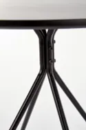 Круглый стол обеденный HALMAR FONDI черный фото thumb №6