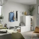 IKEA VIHALS ВІХАЛЬС, комбінація шаф для телевізора, білий, 285x37x140 см 195.211.75 фото thumb №2